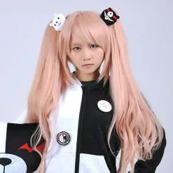 Cosplay&ware 1 Pair Dangan Ronpa Danganronpa Hair Clip Junko Enoshima Mono Kuma White Black Bear Anime Cosplay Headwear Girl Gift -Zentai shop online 1 Pair Dangan Ronpa Danganronpa Hair Clip Junko Enoshima Mono Kuma Mono White Black Bear Anime 5.jpg 640x640q80 5.jpg 5