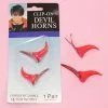 Cosplay&ware 1 Pair Halloween Devil Horns Hair Clip Darling In The Franxx Cosplay Unisex Lovely Headwear Stage Show Dress