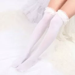 Cosplay&ware 1 Pair Lolita Socks Girls Japanese Style Pure Color Bow Lovely Cosplay Anime Stockings Sexy Leggings -Zentai shop online 1 Pair Lolita Socks Girls Japanese Style Pure Color Bow Lovely Cosplay High Quality Anime Cosplay 4.jpg 640x640q80 4.jpg 4