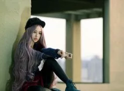 Cosplay&ware 100cm Women’s Lady Long Curly Wavy Hair Purple Wig Cosplay Full Wigs Halloween Costume Party Lolita -Zentai shop online 100cm Women s Lady Long Curly Wavy Hair Purple Wig Cosplay Full Wigs Cosplay Halloween Costume 2.jpg 640x640q80 2.jpg 2