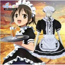 Cosplay&ware Black Cute Lolita Maid Costumes French Dress Girls Woman Amine Cosplay Costume Waitress Party Stage -Zentai shop online 2021 Black Cute Lolita Maid Costumes French Maid Dress Girls Woman Amine Cosplay Costume Waitress Maid 2.jpg 640x640q80 2.jpg 2