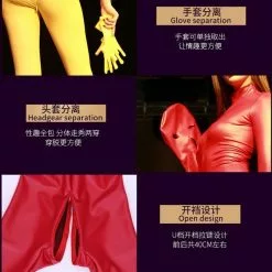 Ecoosexy 3pcs Set Woman Zip Open Crotch Catsuit Faux Leather Stage Straitjacket Zentai Full Tights Latex Leotard Pu Long Sleeve Jumpsuit -Zentai shop online 3pcs Set Woman Zip Open Crotch Catsuit Faux Leather Stage Straitjacket Zentai Full Tights Latex Leotard 5.jpg 640x640q80 5.jpg 5