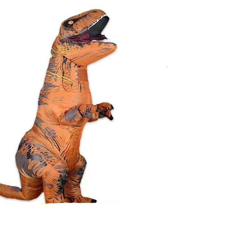 Cosplay&ware T Rex Velociraptor Inflatable Costume Mascot Cosplay Dino Halloween For Women Men Kid Funny Suit 2 Cosplay&ware T Rex Velociraptor Inflatable Costume Mascot Cosplay Dino Halloween For Women Men Kid Funny Suit - Image 2