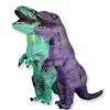 Cosplay&ware T Rex Velociraptor Inflatable Costume Mascot Cosplay Dino Halloween For Women Men Kid Funny Suit