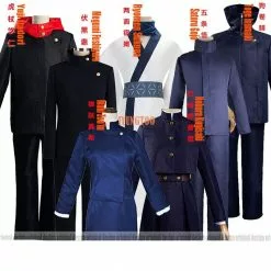 Cosplay&ware Jujutsu Kaisen Cosplay Costume Yuji Itadori Nobara Kugisaki Megumi Fushiguro Ryomen Sukuna Kimono Uniform Wigs