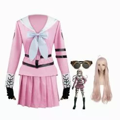 Cosplay&ware Anime Danganronpa V3 Miu Iruma Cosplay Costumes Women Dresses Sailor Suit School Uniform Sets
