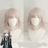 Anihut Nanami Chiaki Wig Super Danganronpa Cosplay Anime Hair Synthetic Heat Resistant Women