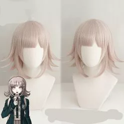 Anihut Nanami Chiaki Wig Super Danganronpa Cosplay Anime Hair Synthetic Heat Resistant Women