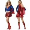 Cosplay&ware Adult Kids Superhero Cosplay Costumes Super Girls Dress Shoe Covers Suit Superwoman Woman Hero Halloween Clothes