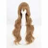Cosplay&ware Tiger Dragon Toradora Aisaka Taiga Cosplay Wigs 80cm Long Linen Brown Wavy Heat Resistant Synthetic Hair Wig & Cap