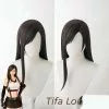 AniHut Lockhart Wig Final Fantasy Vii Cosplay Black Synthetic Heat Resistant Hair Tifa