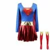 REEMONDE Superwoman Dress Super Cosplay Costumes For Adult Girls Halloween Girl Suit Superhero Wonder Hero