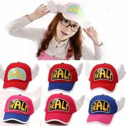 ADGH Japanese Anime Cute Dr Slump Arale Angel Wings Cosplay Hats Summer Cap Baseball For Adult Size