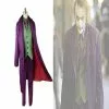 Cosplay&ware High-quality Cosplay Suit Halloween Mens Movie The Dark Knight Joker Costume Purple Jacket Full Sets