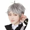 Hsiu Sugawara Koushi Cosplay Wig Haikyuu Costume Play Wigs Short Gray Halloween Costumes Hair