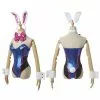 Rolecos Dva Cosplay Women Sexy Costume Song Hana Bunny Girl Cotume Game Ow Jumpsuit Romper Over Watch