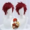 Cosplay&ware Gaara Cosplay Men Short Red Wig Anime Heat Resistant Synthetic Wigs