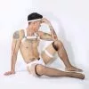 CLEVER-MENMODE Mens Sexy Lingerie Leg Belt Briefs Underwear Male Panties Harness Straps Bondage Elastic Erotic Fetish Costume