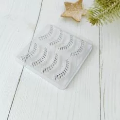 ICYCHEER 4 Pairs Natural Lower Lashes Bottom False Eyelashes Set Short Under Eyelash Extension Cosplay Clear Band Fluffy -Zentai shop online 74231 37b927