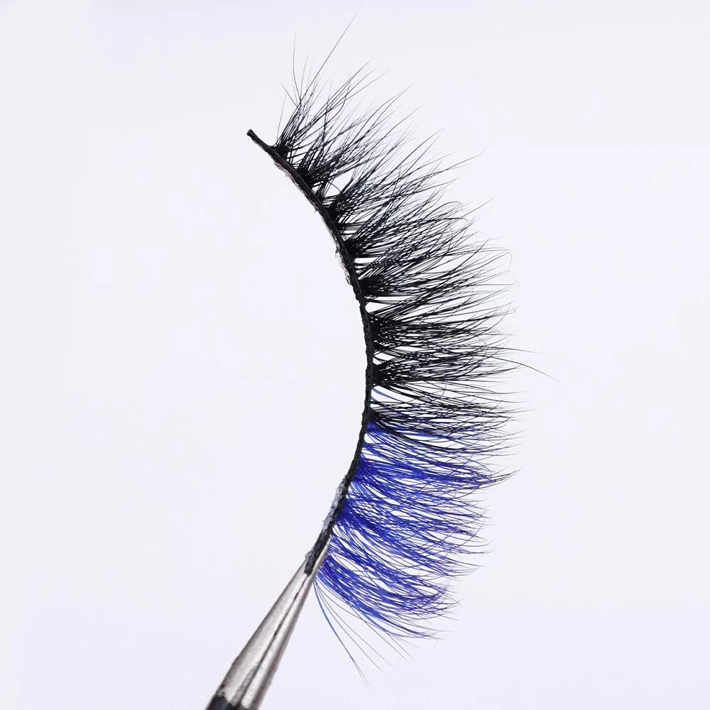 Cosplay&ware 1pairs 3d Mix Color False Lashes Natural Long Red Blue Purple Pink Eyelashes Dramatic Makeup Fake Lash Party For Cosplay 5 Cosplay&ware 1pairs 3d Mix Color False Lashes Natural Long Red Blue Purple Pink Eyelashes Dramatic Makeup Fake Lash Party For Cosplay - Image 5