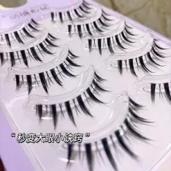 Cosplay&ware Little Devil Eyelashes Naturally Curled Cosplay False Extension 5 Pairs Japanese Daily Eye Makeup Simulation Lashes -Zentai shop online 74233 b664a4