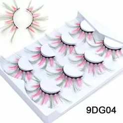 Okaylash 25mm 27mm Long Colorful Eyelashes Hot Pink Faux Mink Colored Lashes Cruelty Cosplay Halloween Cilias -Zentai shop online 74236 93502b