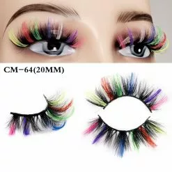 Asiteo Rainbow Eye Lashes Cruelty Dramatic Makeup Beauty Purple Pink Blue Cilias Ombre Two Toned Colored Eyelashes Cosplay 8 Asiteo Rainbow Eye Lashes Cruelty Dramatic Makeup Beauty Purple Pink Blue Cilias Ombre Two Toned Colored Eyelashes Cosplay -Zentai shop online 74248 a3df11