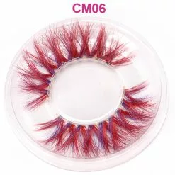 Okaylash 3d 6d False Colored Eyelashes Natural Real Mink Fluffy Style Eye Lash Extension Makeup Cosplay Colorful Eyelash -Zentai shop online 74250 60914b