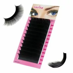 Navina 12rows Individual Eyelashes Extension False Professional Mink Extensions Lashes Materials Makeup Cilia -Zentai shop online 74252 171ea5