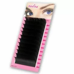 Navina 12rows Individual Eyelashes Extension False Professional Mink Extensions Lashes Materials Makeup Cilia