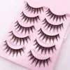 Cosplay&ware Little Devil Cosplay Lash Extension False Eyelashes 5 Pairs 3d Bunch Japanese Fairy Lolita Daily Eye Makeup Tool