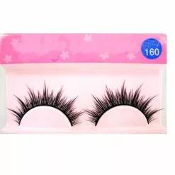 LODO Natural Long Cosplay Makeup Cross Strip False Eyelashes Black Eye Lashes 1pair -Zentai shop online 74266 48370f