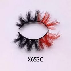 AMAOLASH 3d Color False Lashes Natural Long Colorful Eyelashes Dramatic Makeup Fake Lash Party Colored For Cosplay Halloween -Zentai shop online 74270 e50ae6