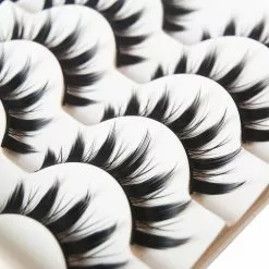 Ucaluer 5 Pairs Natural Japanese Serious Makeup False Eyelashes Women Long Thick Strip Lash Extension Cosplay -Zentai shop online 74272 5690cf