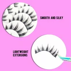Ucaluer 5 Pairs Natural Japanese Serious Makeup False Eyelashes Women Long Thick Strip Lash Extension Cosplay -Zentai shop online 74272 78cf15