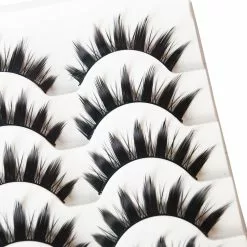 Ucaluer 5 Pairs Natural Japanese Serious Makeup False Eyelashes Women Long Thick Strip Lash Extension Cosplay -Zentai shop online 74272 c0117e