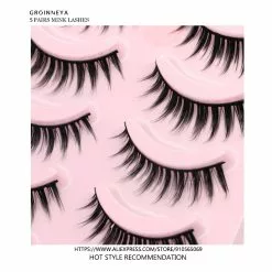 Groinneya 2 5 Pairs 3d Faux Mink Lashes Natural Cosplay False Eyelashes Japanese Seriouscross Manga Makeup Tools 9 Groinneya 2 5 Pairs 3d Faux Mink Lashes Natural Cosplay False Eyelashes Japanese Seriouscross Manga Makeup Tools -Zentai shop online 74274 128015