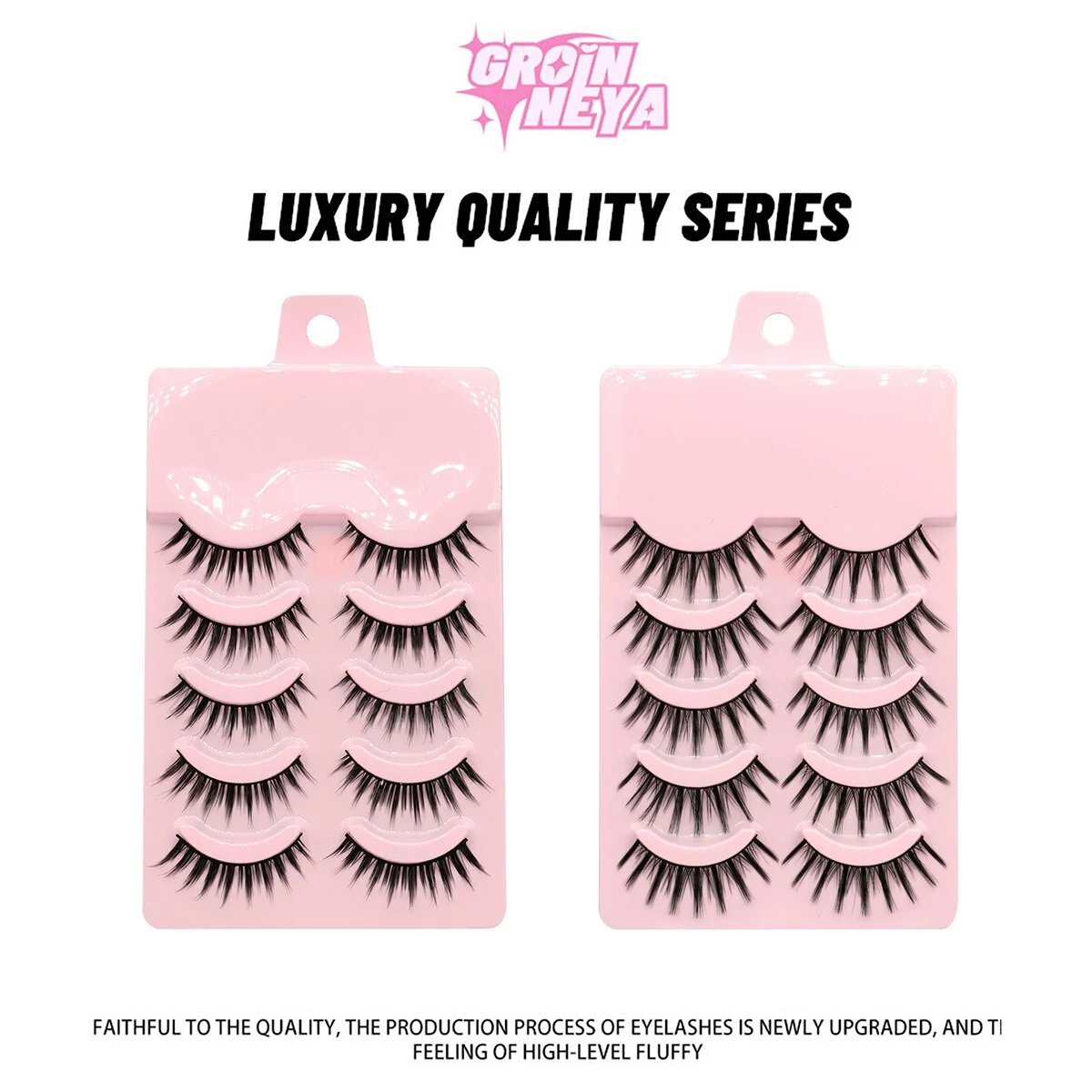 Groinneya 2 5 Pairs 3d Faux Mink Lashes Natural Cosplay False Eyelashes Japanese Seriouscross Manga Makeup Tools 3 Groinneya 2 5 Pairs 3d Faux Mink Lashes Natural Cosplay False Eyelashes Japanese Seriouscross Manga Makeup Tools - Image 3