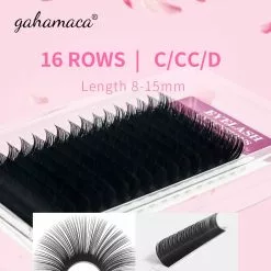 Gahamaca Individual Russian Volume Eyelashes C Cc D Natural False Mink Classic Eyelash Lash Extension Cilia