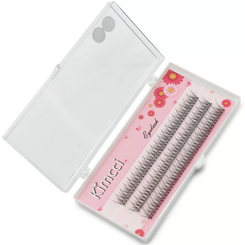 Kimcci 120pcs Premium Mink Individual Dovetail Eyelash Extension Natural 3d Cluster Eyelashes Professional Makeup Flared Lashes 2 Kimcci 120pcs Premium Mink Individual Dovetail Eyelash Extension Natural 3d Cluster Eyelashes Professional Makeup Flared Lashes - Image 2