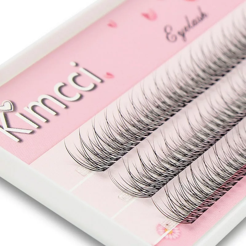 Kimcci 120pcs Premium Mink Individual Dovetail Eyelash Extension Natural 3d Cluster Eyelashes Professional Makeup Flared Lashes 1 Kimcci 120pcs Premium Mink Individual Dovetail Eyelash Extension Natural 3d Cluster Eyelashes Professional Makeup Flared Lashes
