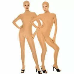 Cosplay&ware Ainclu Halloween Spandex Catsuit Skin Color Bodysuit Rush Order Same Day 24-hour Ship-out Service