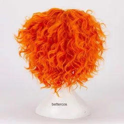 Cosplay&ware Alice In Wonderland 2 Cosplay Wigs Orange Short Curly Heat Resistant Synthetic Hair Wig & Cap -Zentai shop online Alice in Wonderland 2 Mad Hatter Cosplay Wigs Tarrant Hightopp Orange Short Curly Heat Resistant Synthetic 2.jpg 640x640q80 2.jpg 2