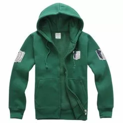 HaiCospl Anime Attack On Titan Unisex Cosplay Costume Green Black Hoodie Scouting Legion Hooded Jacket 2 Colors -Zentai shop online Anime Attack on Titan Unisex Cosplay Costume Green Black Hoodie Scouting Legion Hooded Jacket 2 Colors 2.jpg 640x640q80 2.jpg 2