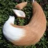 Cosplay&ware Anime Cosplay Props Fox Ears And Tail Set Spice Wolf Plush Long Fur Neko Party Halloween Costume Accessories