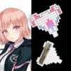 Cosplay&ware Anime Danganronpa Chiaki Nanami Hair Clip Cosplay Accessories Super Dangan Ronpa Cute Hairpin Props