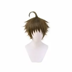 Alsocool Anime Danganronpa Hinata Hajime Short Wig Cosplay Costume Dangan Ronpa Heat Resistant Synthetic Hair Men Wigs