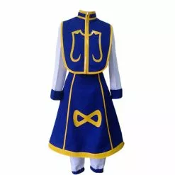 Aboutcos Anime Hunter X Cosplay Costume Kurapika Earring Vest Top Skirt Pants Halloween Christmas Party Suit Uniform
