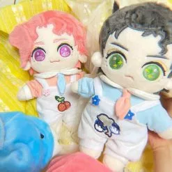 COSJK Anime Jojo’s Bizarre Adventure Kakyoin Noriaki Kujo Jotaro Cosplay Cartoon Plush Stuffed Dolls Change Suit Toy Pillow Gift 20cm