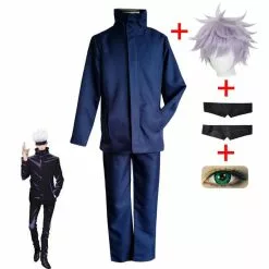 Cosplay&ware Anime Jujutsu Kaisen Cosplay Costume Adult Yuji Itadori Kugisaki Nobara Prop Hammer Wig Gojo Satoru Uniform Contact Lenses Women -Zentai shop online Anime Jujutsu Kaisen Cosplay Costume Adult Yuji Itadori Kugisaki Nobara Prop Hammer Wig Gojo Satoru uniform 2.jpg 640x640q80 2.jpg 2